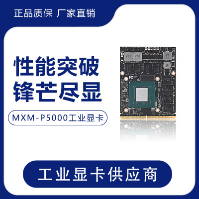 GOLDEN金標MXM P5000工業(yè)級顯卡16G GDDR5 100W人臉識別AI機器人